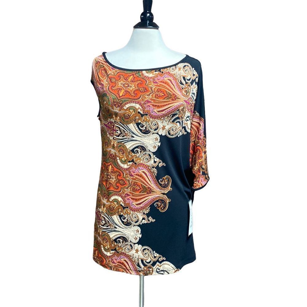 Joseph Ribkoff Multi Tunic Top Size 12 NWT